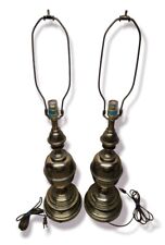 Vintage Mid-Century Stiffel Brass Lamps Pair - 32