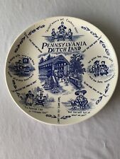 Vintage Historical Memorabilia -  Pennsylvania-Dutchland Plate 9.5in picture