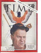 HANK BAUER Autographed Time magazine cover/Signed picture