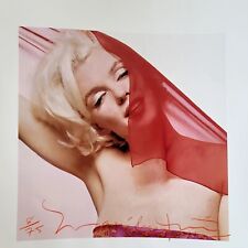 Marilyn Monroe Original Limited Edition Fine Art Print With Red Scarf 1962 picture