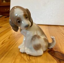 Lladro 6210 Gentle Surprise Puppy Dog with Butterfly on Tail Porcelain Figurine picture