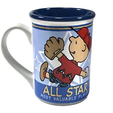 PEANUTS Charlie Brown Mug All Star MVP Pitcher Blue Red Coffee Cup/Mug picture