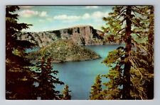 OR-Oregon, Crater Lake, Antique, Vintage Souvenir Postcard picture