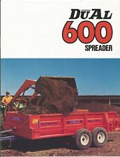 Original OE OEM DuAl Model 600 Spreader Dealer Sales Brochure Form Number 180-S picture