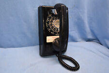Vintage Stromberg Carlson Black 1553 1553-WK Wall Phone Rotary Untested (A0902) picture