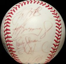 1992 KEN GRIFFEY JR Seattle Mariners Team Signed Baseball vtg RANDY JOHNSON hof picture