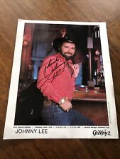 Johnny Lee Gilley’s Vintage Hand Signed Autographed Country Music Photo picture