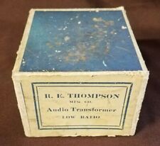 Vintage R.E. Thompson Audio Transformer Low Ratio picture