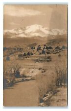 Postcard An Older Real Photo of Mountain, Hillside Foothills RPPC J3 picture