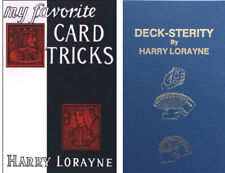 Deck-Sterity by Harry Lorayne Plus My Favorite Card Tricks,  Both Magic Books picture