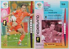 PANINI ROOKIE Soccer Trading Card ARJEN ROBBEN No. # 159 2006 World Cup RARE picture