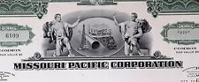 1976 Antique Missouri Pacific Corporation 225 Shares Stock picture