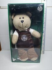 2016 Starbucks Boy Barrista Bear Stuffed Plush Animal New In Box picture