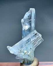 29 Carat Twin Aquamarine Crystal From Shigar Pakistan picture