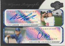 Andy LaRoche & Chin-Lung Hu 2008 Topps Co-Signers dual autograph auto card CS-LH picture