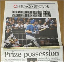 7/28/2017 Chicago Tribune Newspaper Sports Cubs vs White Sox Kyle Schwarber picture
