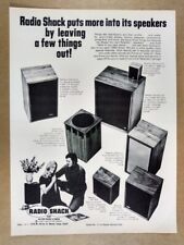 1972 Realistic Optimus Nova Omni MC Minimus Speakers vintage print Ad picture