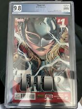 THOR #1 (2014) 1ST APP OF FEMALE THOR JANE FOSTER LOW 1st PRINT RUN 9.8 picture
