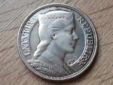 1931 Latvia .835 silver coin 5 lati, picture