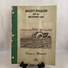 Antique Massey-Ferguson MF62 Moldboard Plow Owner’s Manual, Book picture