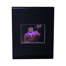 3D Dizzy Gillespie (small) Stereogram Hologram Picture DESK STAND, EMBOSSED Type picture