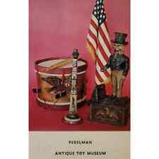 Antique Toys Drum Uncle Sam Bank Horn Perelman Museum Philadelphia PA Postcard picture