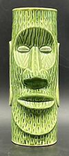 VINTAGE 1970s Huki Lau Metairie Fat City NOLA Jimmy Tchou Tiki Moai Green Glaze picture