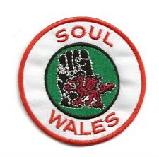 NORTHERN SOUL : SOUL WALES -  Embroidered Iron Sew On Patch Badge  picture