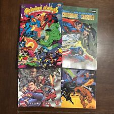Marvel And DC Crossover Classics Vol 1 2 3 4 Rare OOP 4 Book Set Lot picture