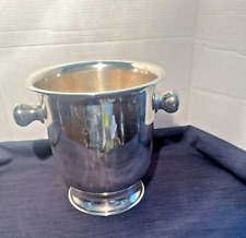 Vintage Art Deco Silver plate Champagne Chiller/Ice Bucket -Made in India picture
