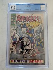AVENGERS #48 CGC 7.5 DANE WHITMAN BECOMES THE NEW BLACK KNIGHT picture