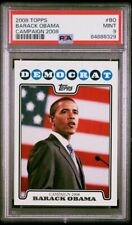 2008 Topps Barack Obama Campaign Rc PSA 9 President Democrat Rookie  picture