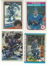  1982-83 O-Pee-Chee #287 Mario Marois Signed Hockey Card Quebec Nordiques picture
