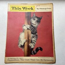 THIS WEEK Magazine - July 17, 1960 - J. Paul Getty, Yogi Berra, Firehouse Cat picture