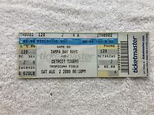 2008 Tampa Bay Rays Detroit Tigers Baseball Game Ticket MLB Vtg picture