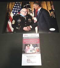 BENNIE ADKINS Medal of Honor SIGNED 8x10 Photo JSA COA MOH b picture