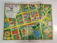 Amos 'n' Andy 1935 Eagle Eye view Map of Weber City Street by Pepsodent Co picture