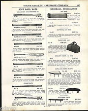 1943 ADVERT Hillerich and Bradsby Fungo Powerized Willow Infield Morhand picture