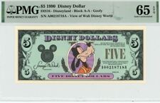 1990 $5 Disney Dollar Goofy PMG 65 EPQ (DIS16) picture