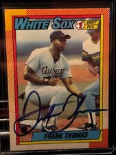 Frank Thomas Signed 1990 Topps RC  (ON CARD AUTO) picture