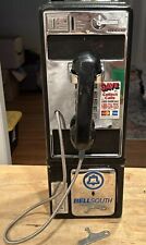 Vintage Metal Pay Phone Bell South With T Key Hard To Find Southern Telephone picture