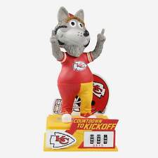 KC Wolf Kansas City Chiefs Countdown to kickoff Bobblehead NFL picture