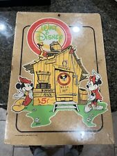 vintage disney cork board Mickey Mouse Minnie picture