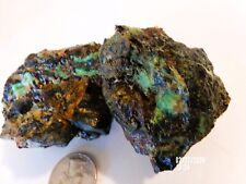 Crescent Valley Northern Nevada Turquoise Lime Greens w/Red  Matrix 229g picture