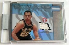 2003-04 Topps Pristine Borders GINOBILI Spurs Argentina Jersey Refractor /25 HOF picture