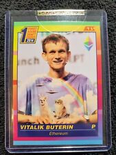 G.A.S. Vitalik Buterin Rookie Card Special Edition Rainbow 1of100 Ethereum NTWRK picture