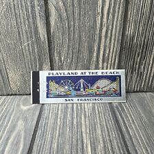 Vtg Playland at the Beach San Francisco Matchbook Cover Advertisement picture