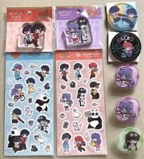 Ranma 1/2 Sticker Acrylic Goods 9 Piece Set From Japan picture