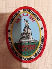 Gettysburg National Military Park Virginia Monument Embroidered Patch picture
