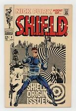 Nick Fury Agent of SHIELD #4 VG+ 4.5 1968 picture